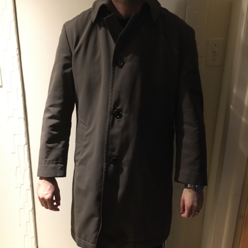 SOLD!!!Hugo Boss Full Length Rain Coat. - Picture 1 of 14